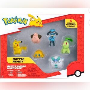 Pokemon Battle Figure Multi-Pack - Red, Yellow, Blue